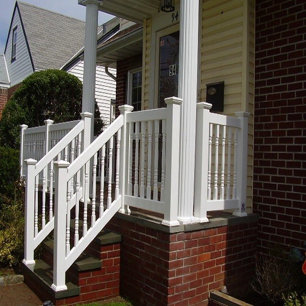 2 White Vinyl Stair Railing 2 White Vinyl Stair Railing