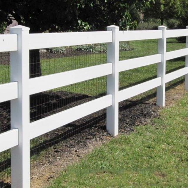 Vinyl Horse Rail Fence
